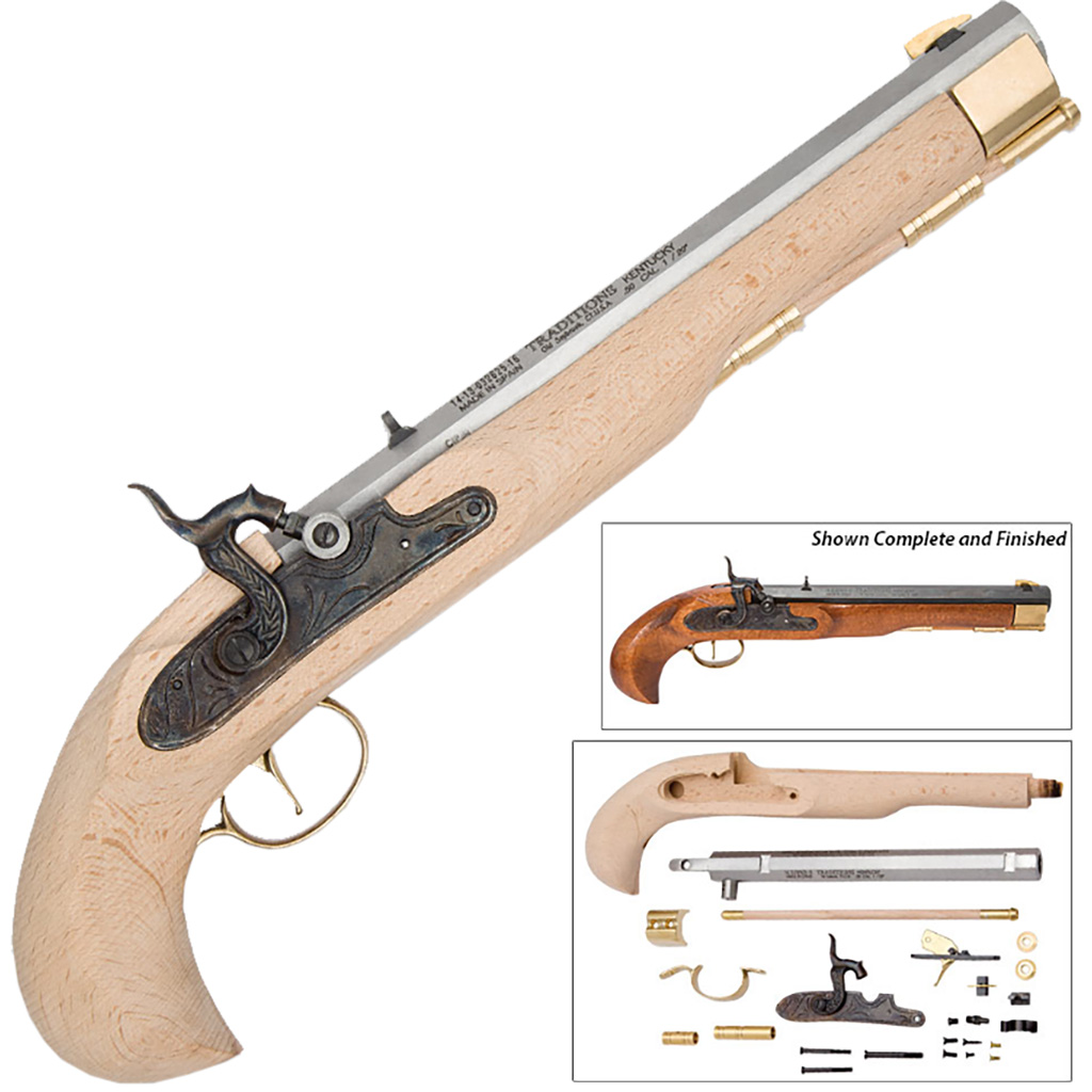 Traditions Kentucky Pistol Kit Hardwood .50 cal.