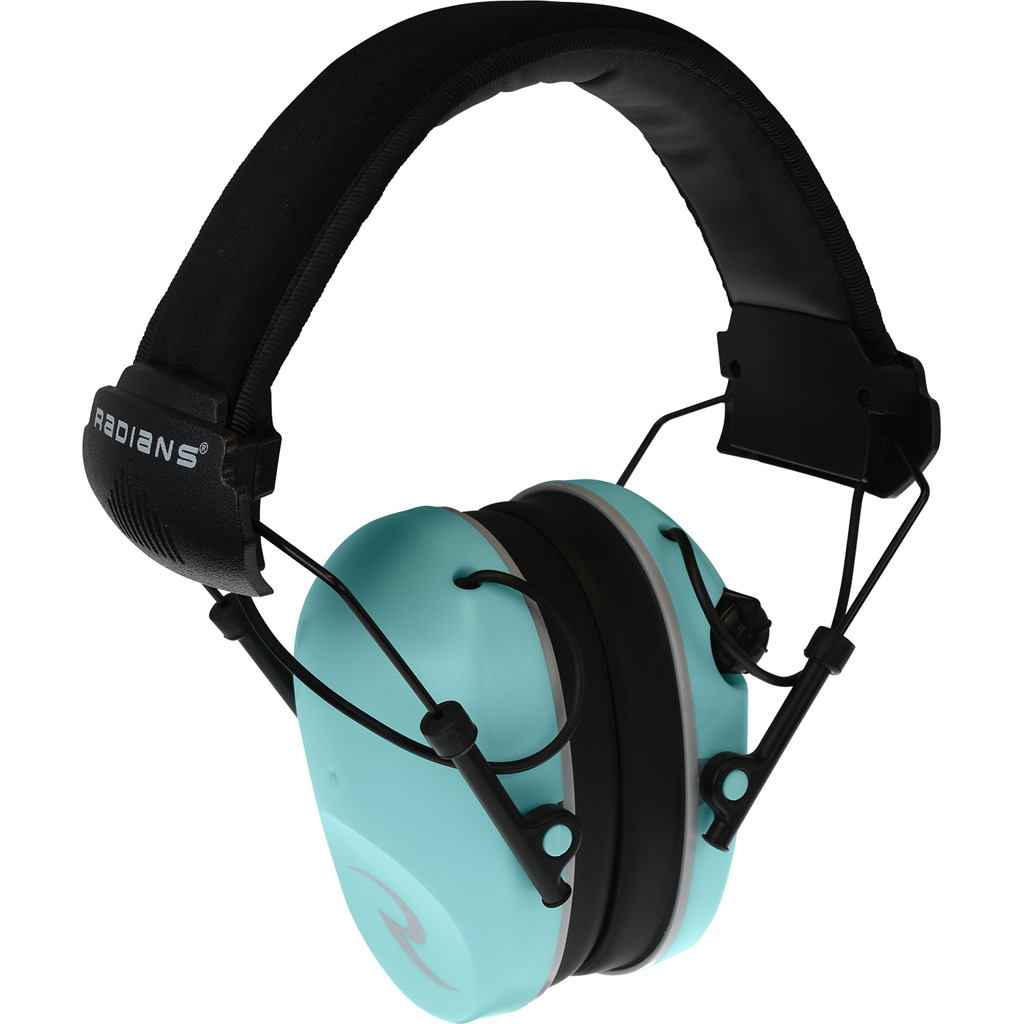 Radians R3200 Dual Mic Electronic Earmuff Aqua/Grey