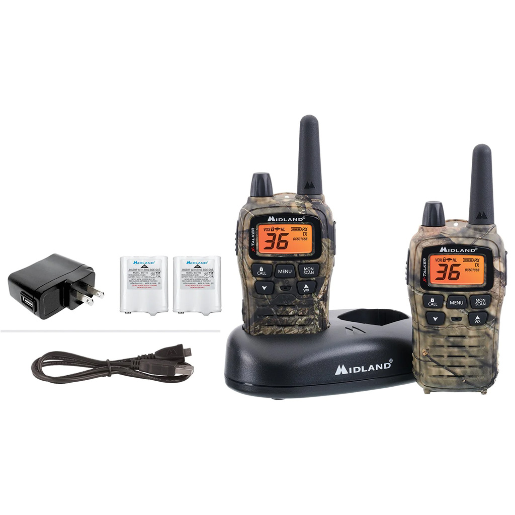Midland Radio T75VP3 Two-Way Radio Mossy Oak 2 pk.