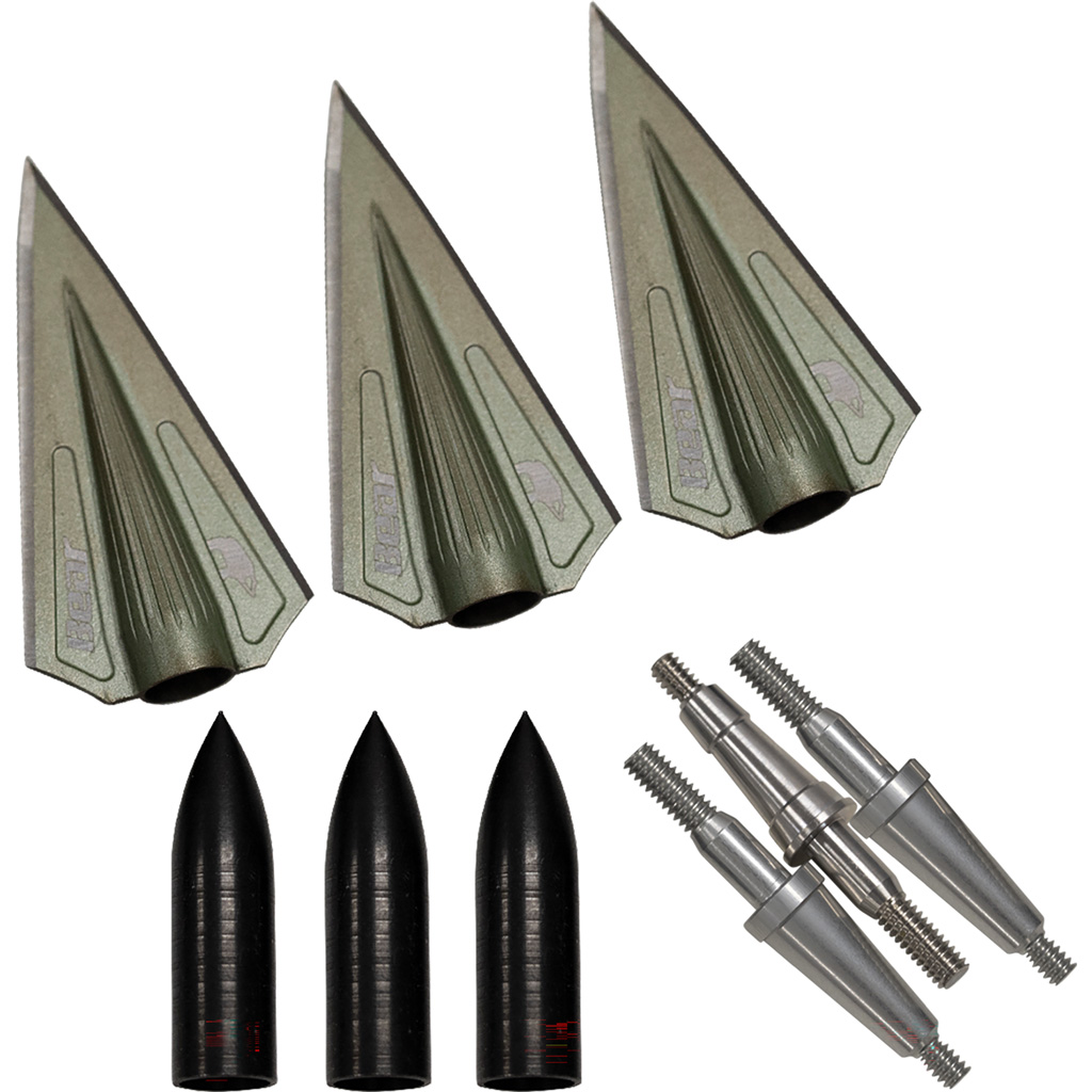 Bear Razor Head VWS Double Bevel Broadheads Kit 150-250 gr. 3 pk.