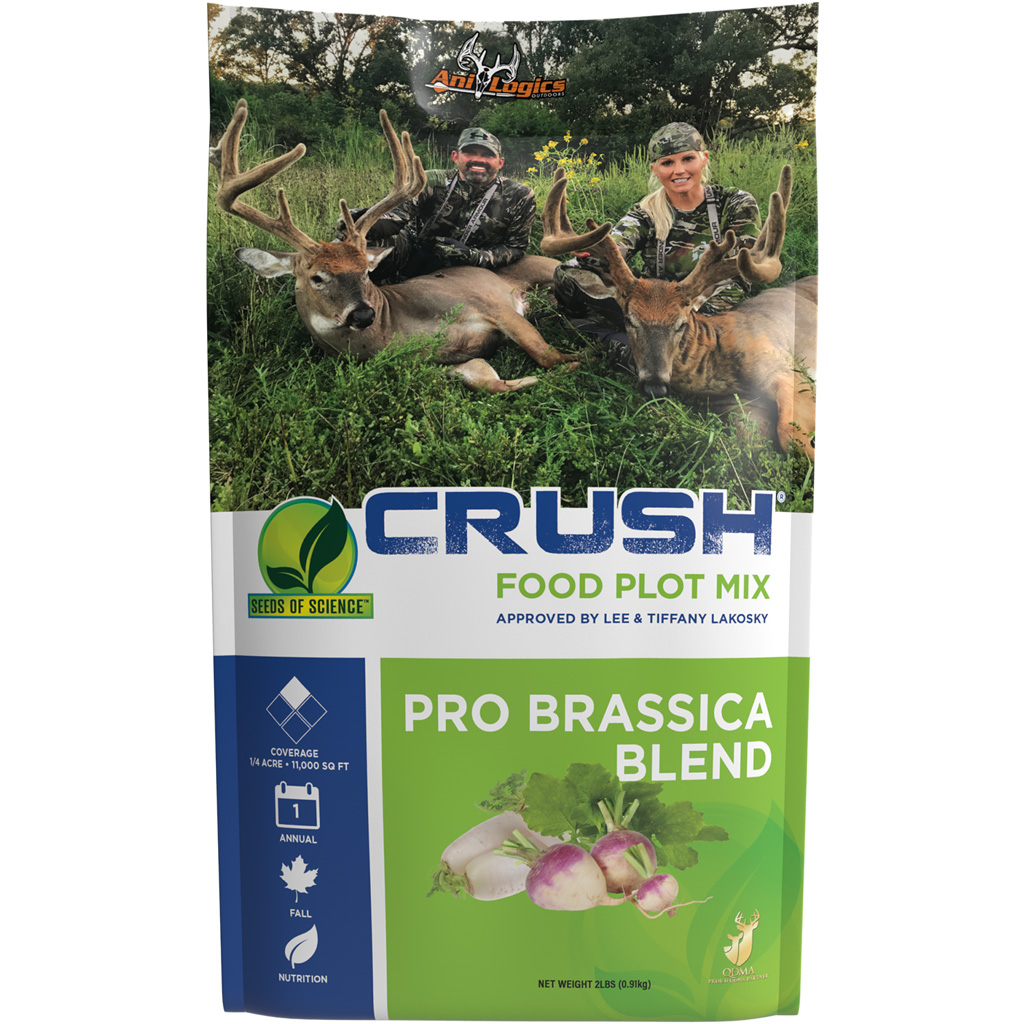 AniLogics CRUSH Pro Brassica Blend Food Plot Seed 2 lbs.