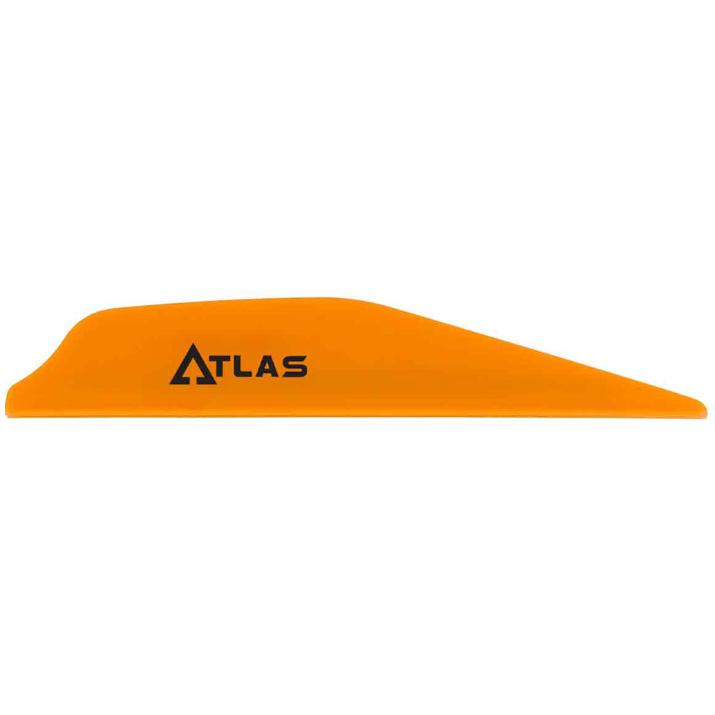 Bohning Atlas Vanes Neon Orange 100 pk.