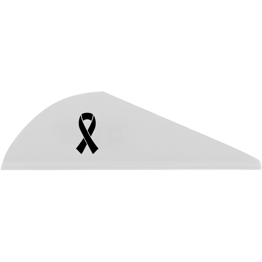 Bohning Blazer Vanes Awareness White 36 pk.