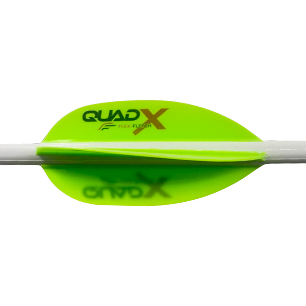 Flex Fletch Quad X Vanes Cosmic Green 50 pk.