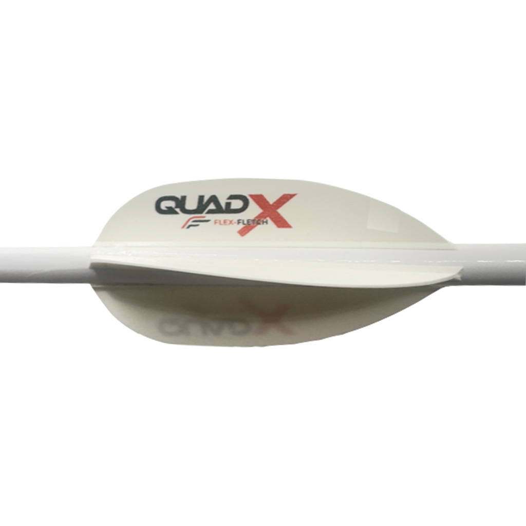 Flex Fletch Quad X Vanes White 50 pk.