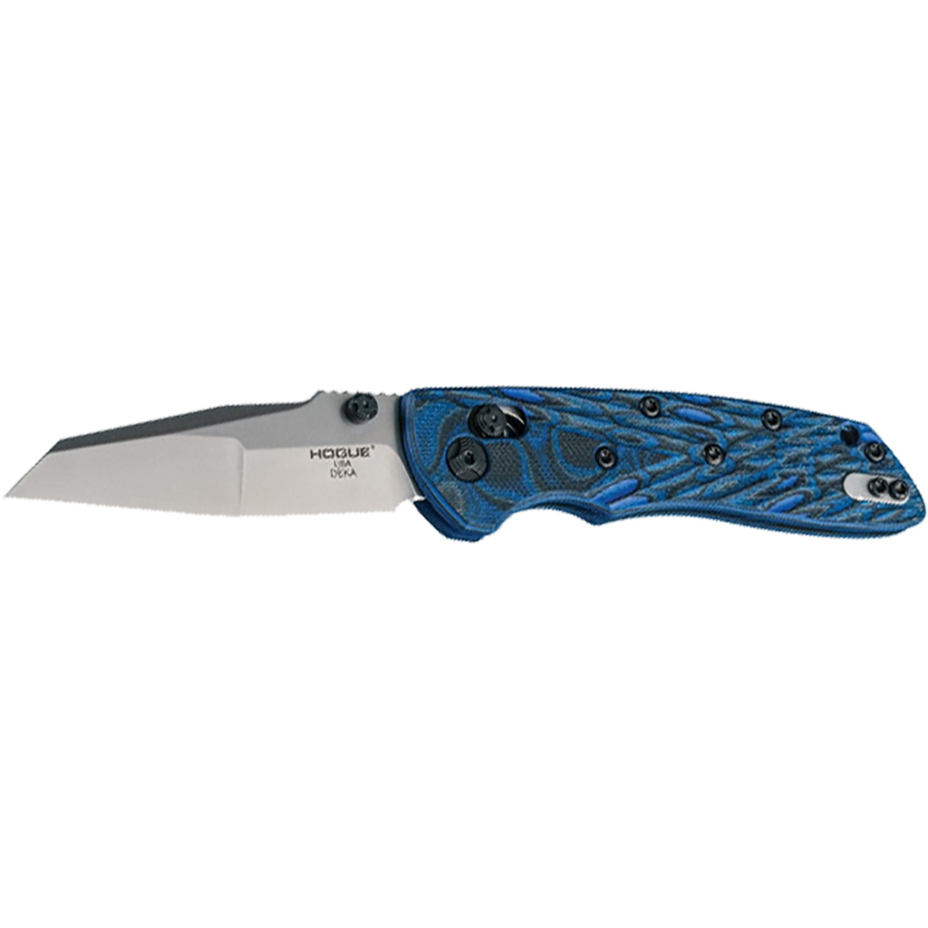 Hogue Deka Folding Knife Blue 3.25 in. Able Lock
