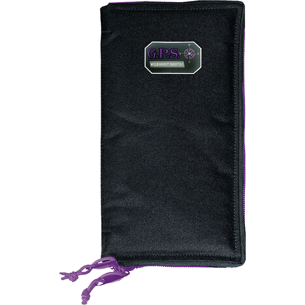 GPS Pistol Sleeve Black Large w/ Locking Zippers