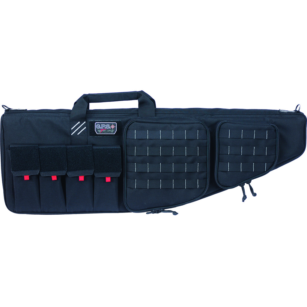 GPS Tactical AR Case with External Handgun Case Black 35 in.