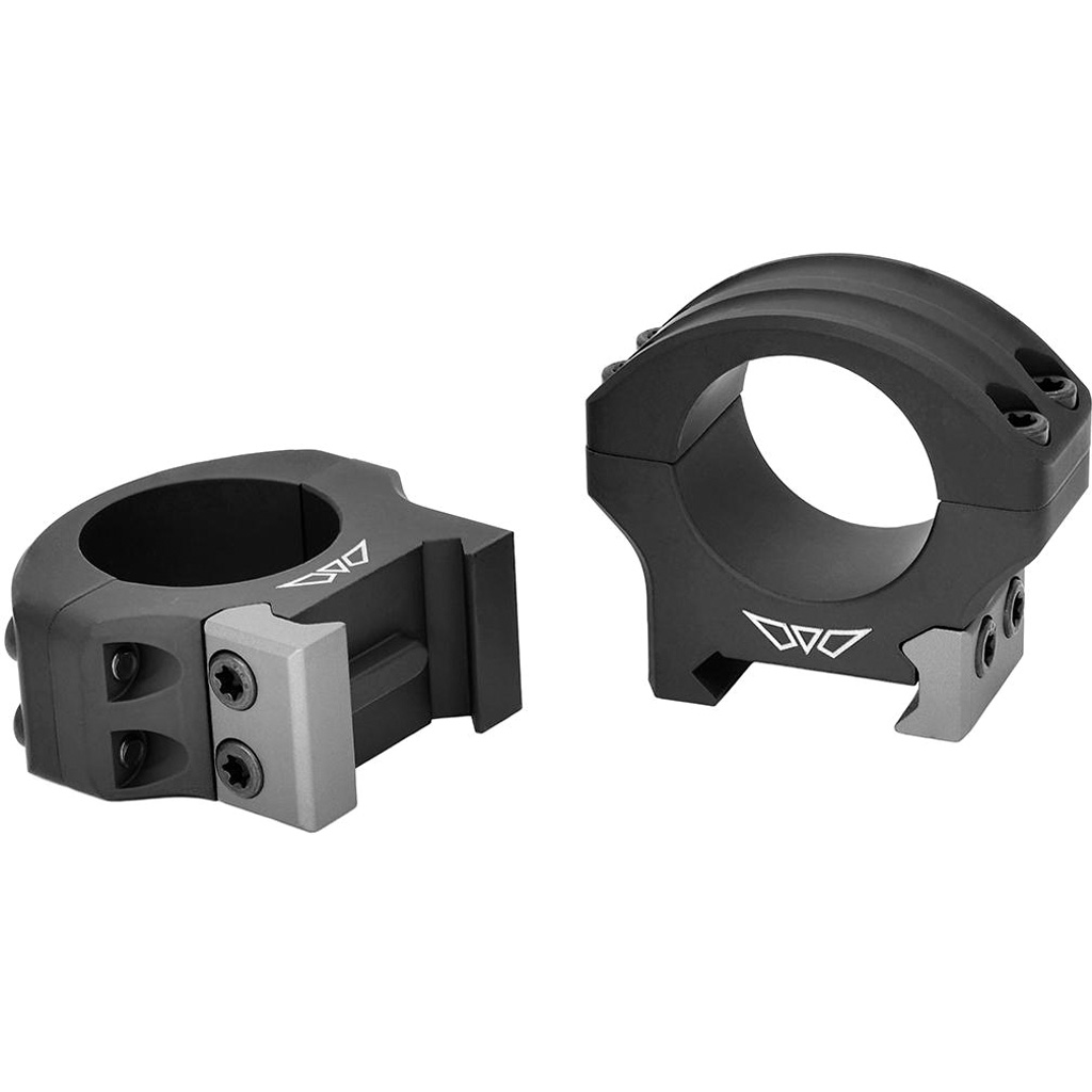 Warne Hyperlite Scope Rings Matte Black 1 in. Low