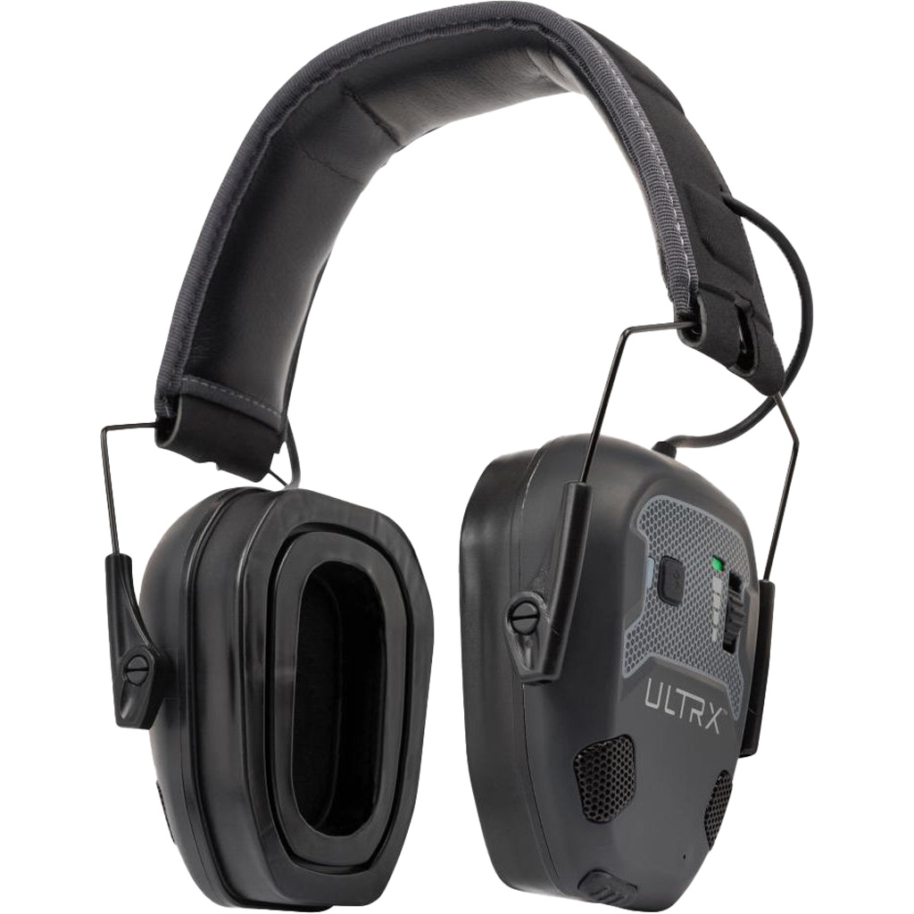 ULTRX Bionic Fuse Bluetooth Electronic Earmuff Midnight Gray