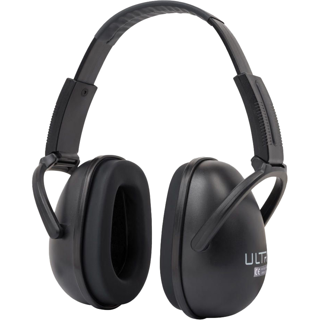 ULTRX Sound Blocker Passive Earmuff Black
