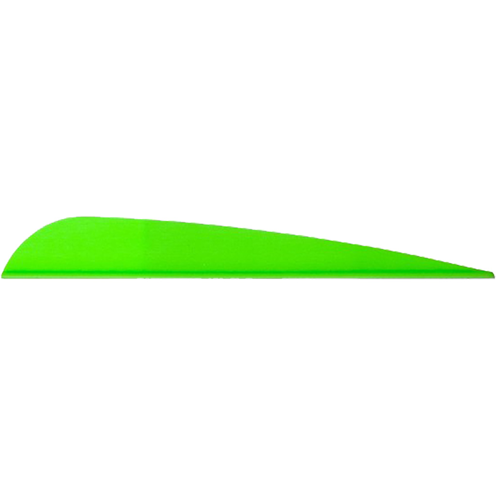 AAE Trad Vanes Bright Green 4 in. 50 pk.