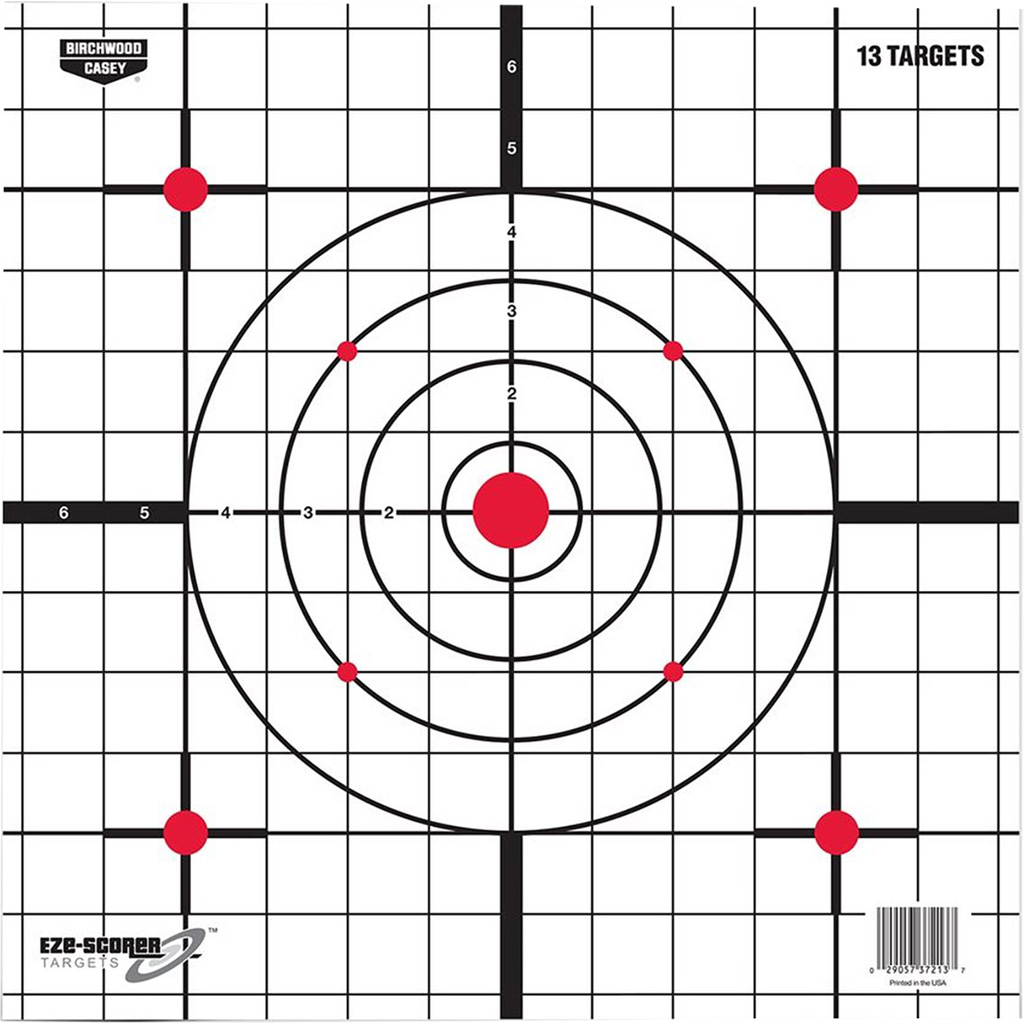 Birchwood Casey EZE-Scorer Target Sight-In 12 in. 13 pk.
