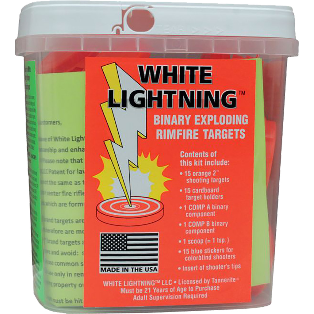 Tannerite White Lightning Rimfire Target 15 pk.