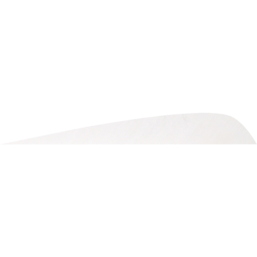 Gateway Parabolic Feathers Flo White 4 in. RW 50 pk.