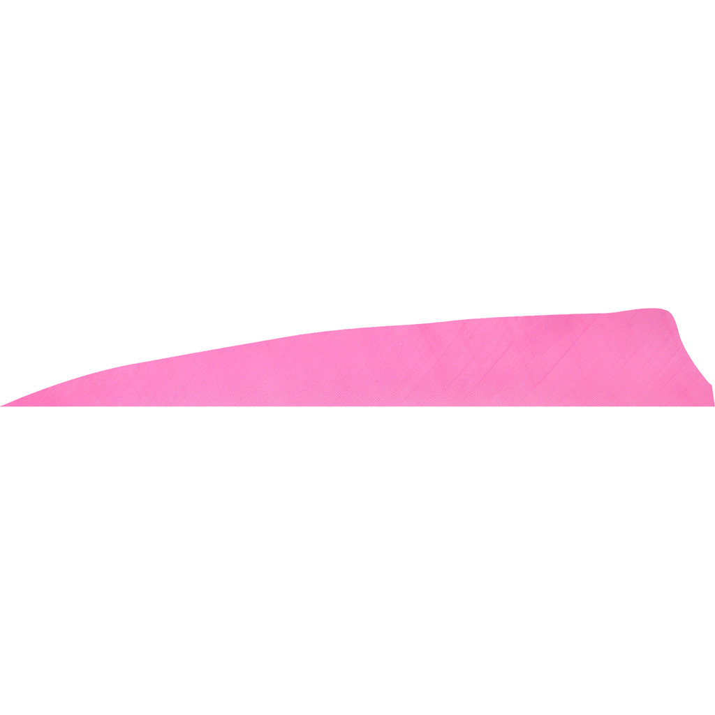 Gateway Shield Cut Feathers Flo Pink 4 in. RW 50 pk.