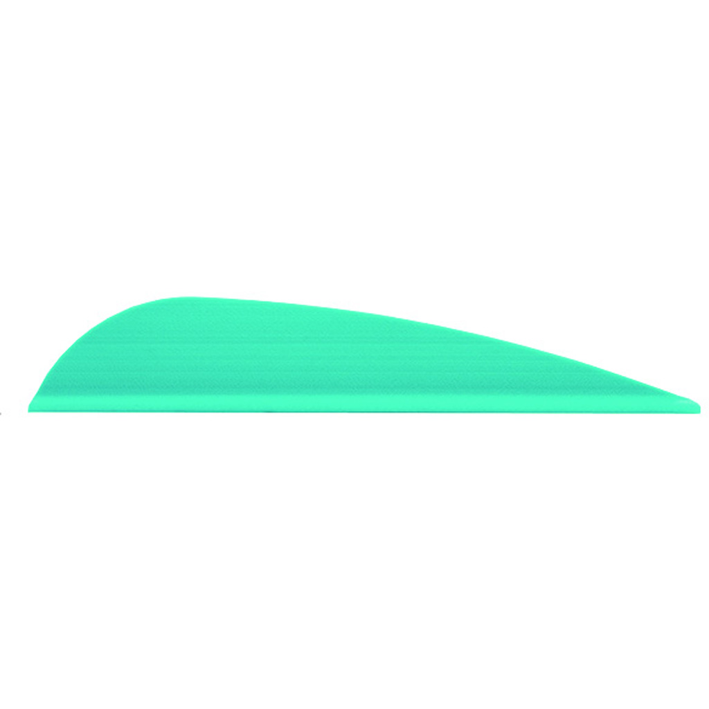 AAE Elite Plastifletch Vanes Teal 2.875 in. 100 pk.