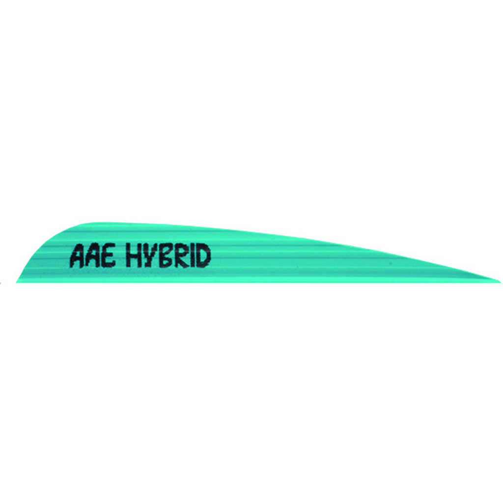 AAE Hybrid 40 Vanes Teal 3.8 in. 100 pk.