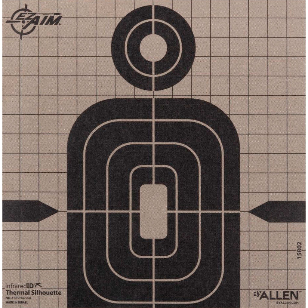 Ez Aim Adhesive Thermal Silhouette Target 8in