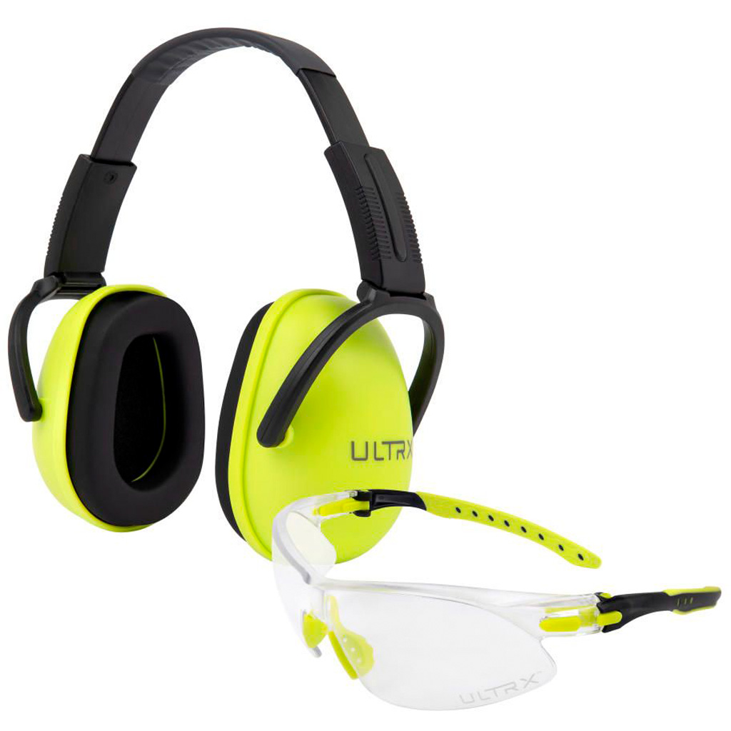 Ultrx Sound Blocker Youth Ear&Eye Protection Combo