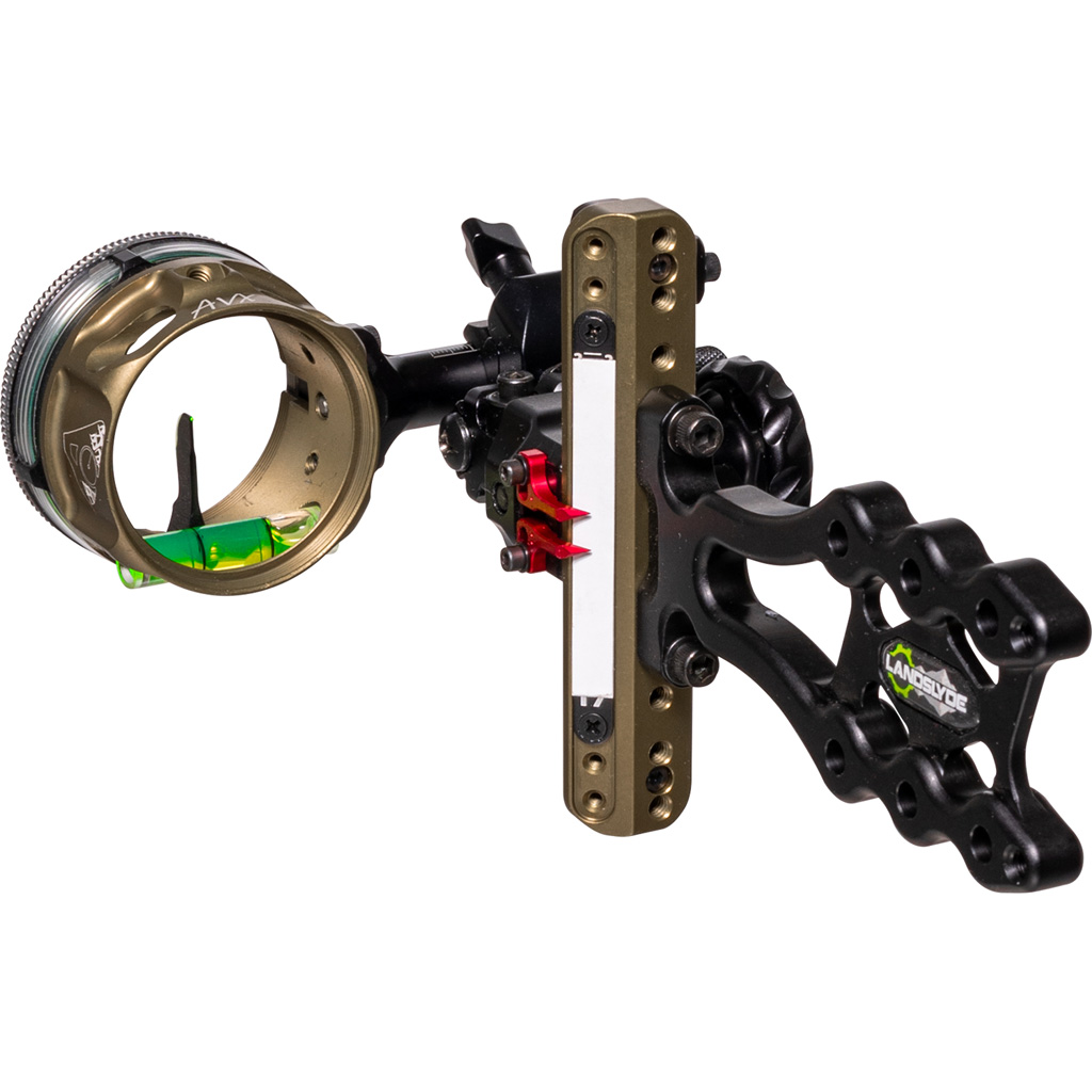 Axcel LANDSLYDE Slider Tactical Bowhunting Sight AVX-41 Scope 1 Pin .010 Green Fiber