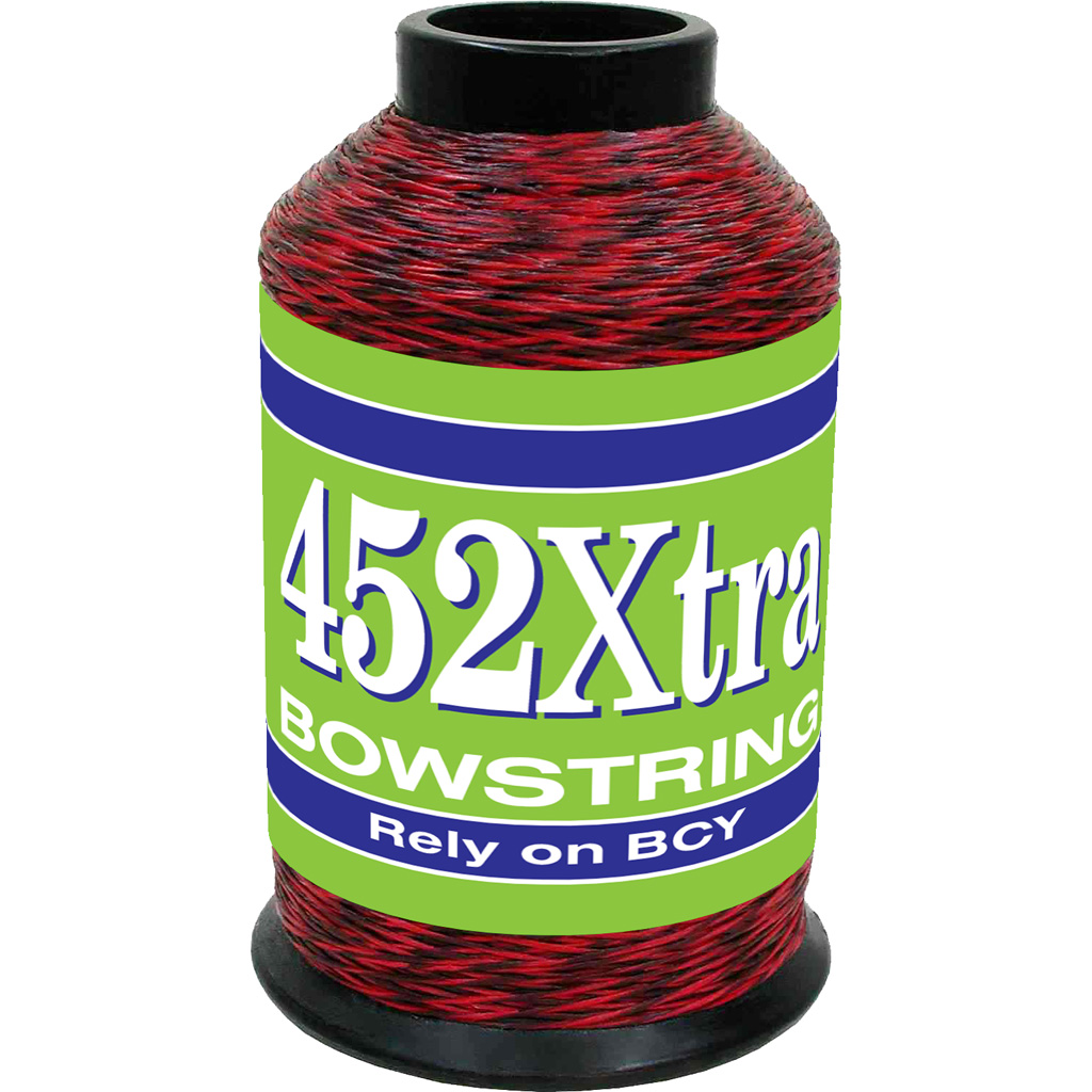 BCY 452Xtra Bowstring Material Red/Black 1/4 lb.