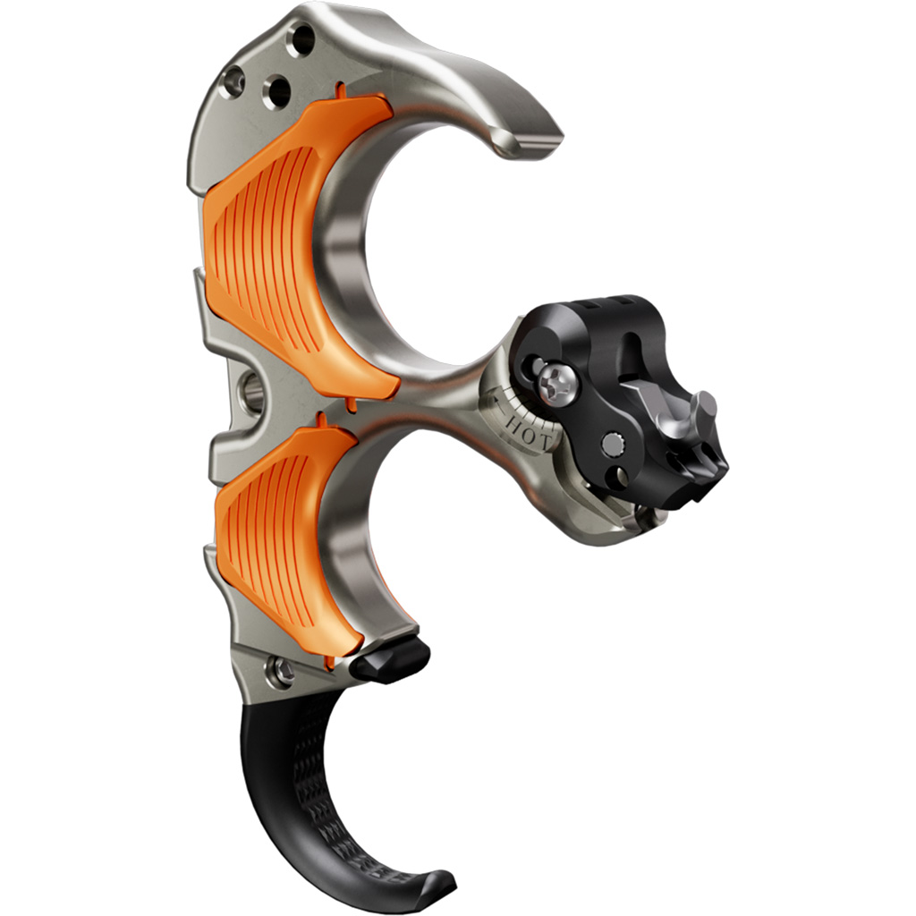 Tru Ball Aileron HBC Flex Release Orange/Quick Silver Brass 3 Finger Medium