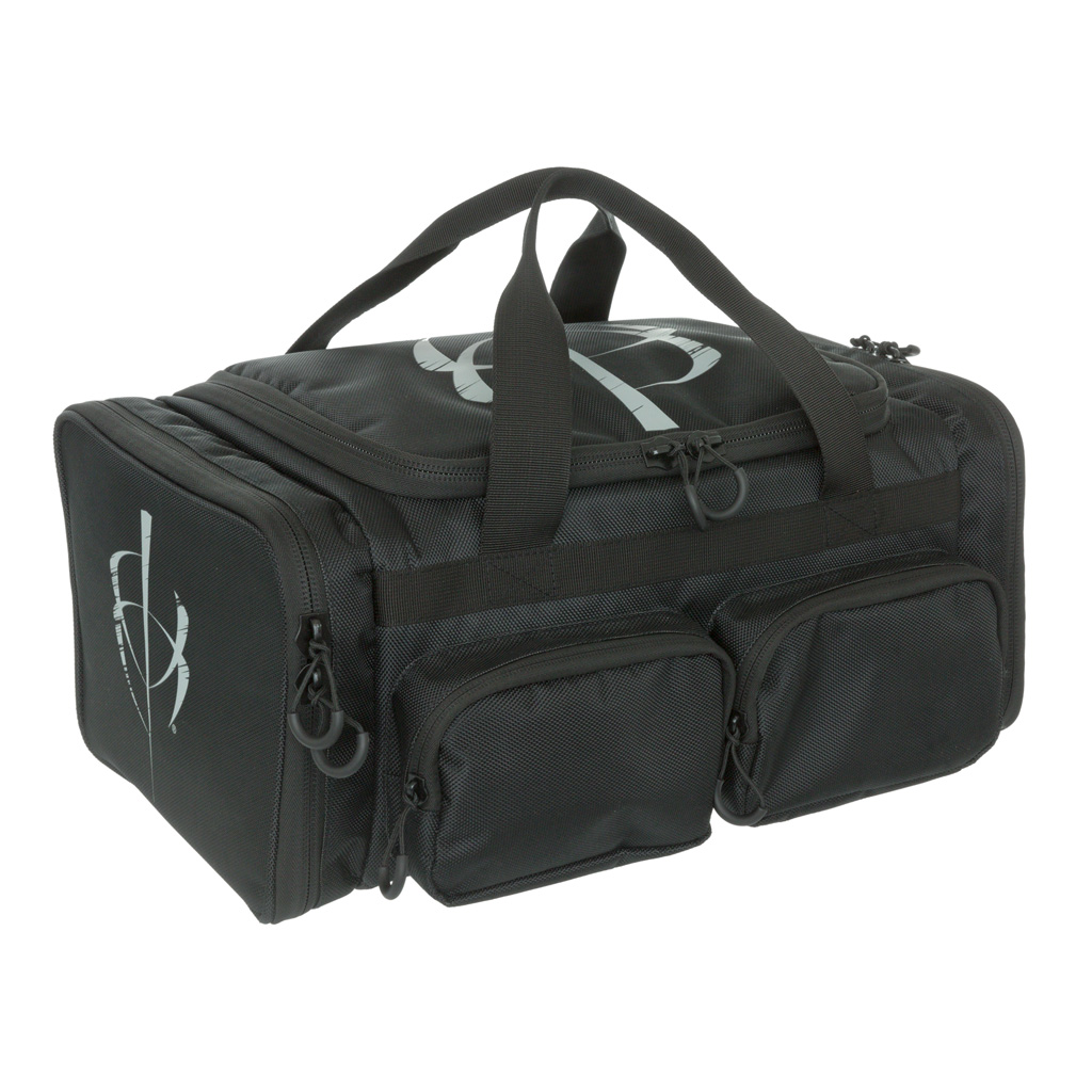 BlackHeart Respondent Range Bag with Ammo Carrier & Pistol Sleeve Black