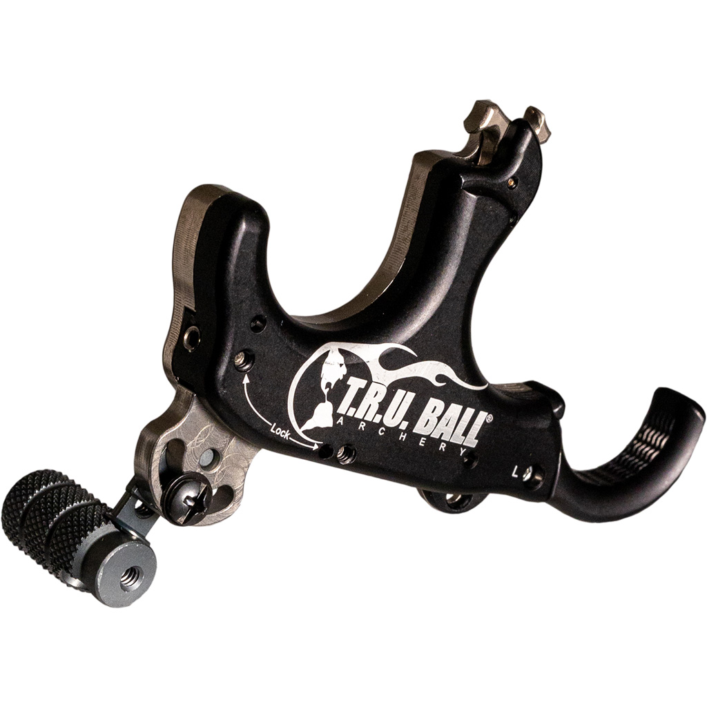 Tru Ball Trident Pro Flex Release 3 Finger Adjustable Silver Brass Large