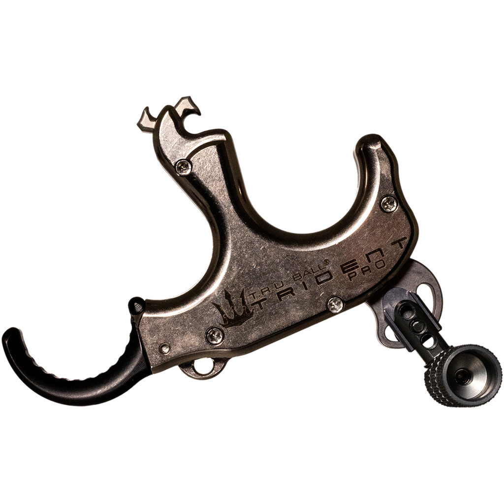 Tru Ball Trident Pro Flex Release 3 Finger Adjustable Silver Brass Medium