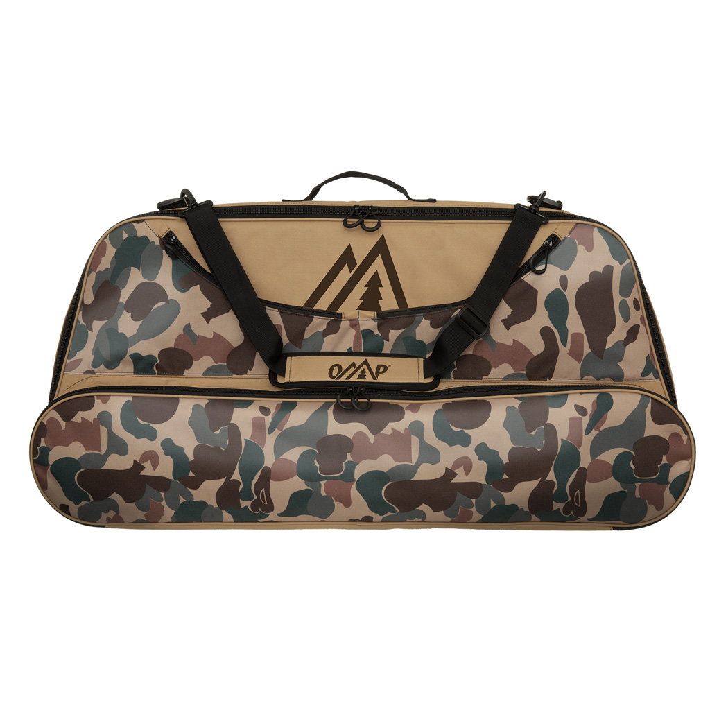 October Mountain Retro Bow Case Tan/Fred Bear Camo 36 in.