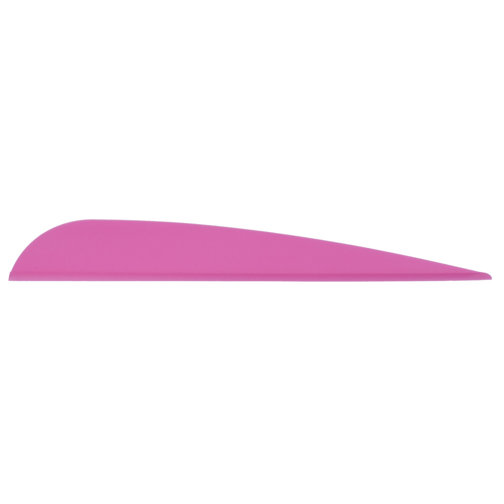 AAE Elite Plastifletch Vanes Hot Pink 3.875 in. 100 pk.