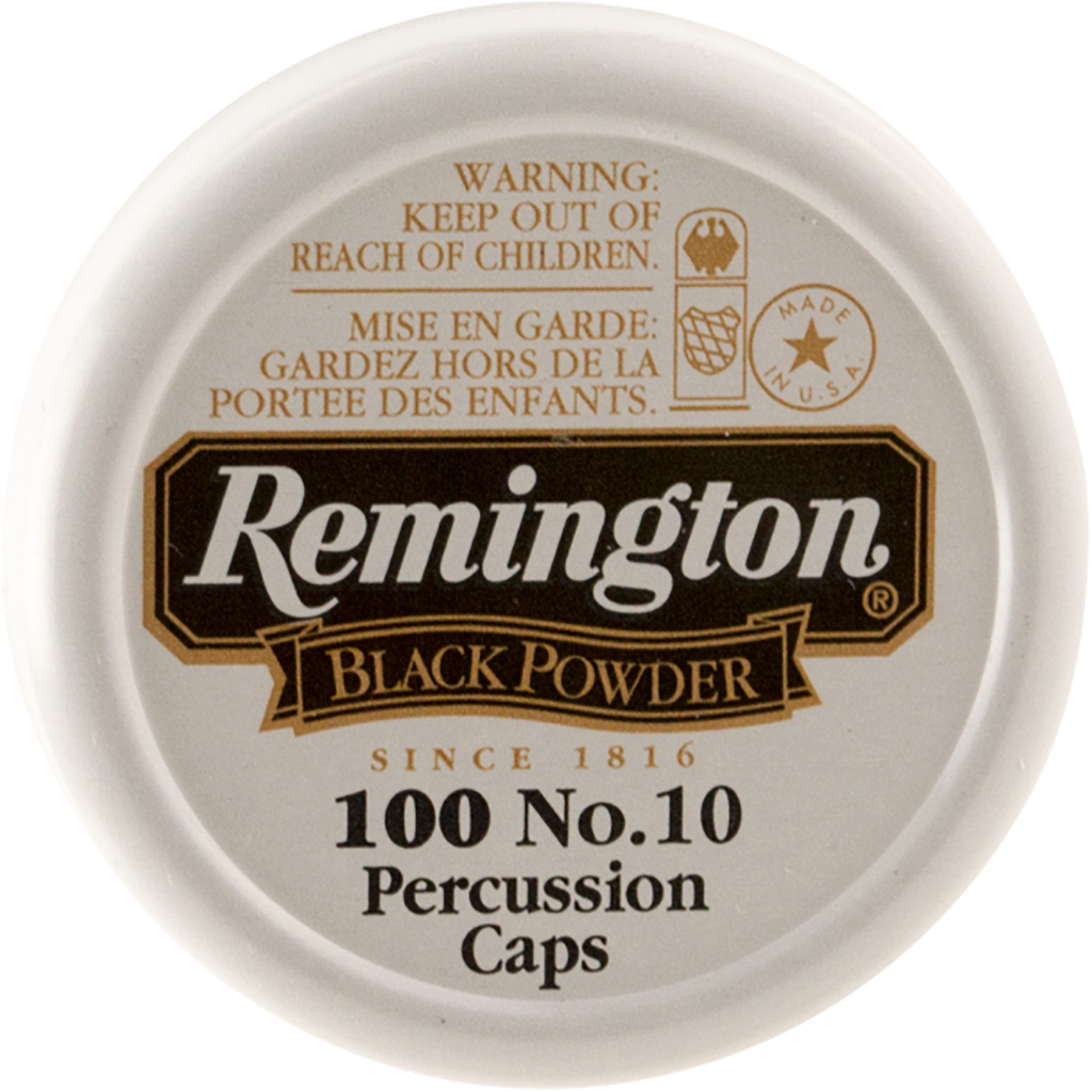 Remington Percussion Caps No. 10 100 pk. HAZMAT