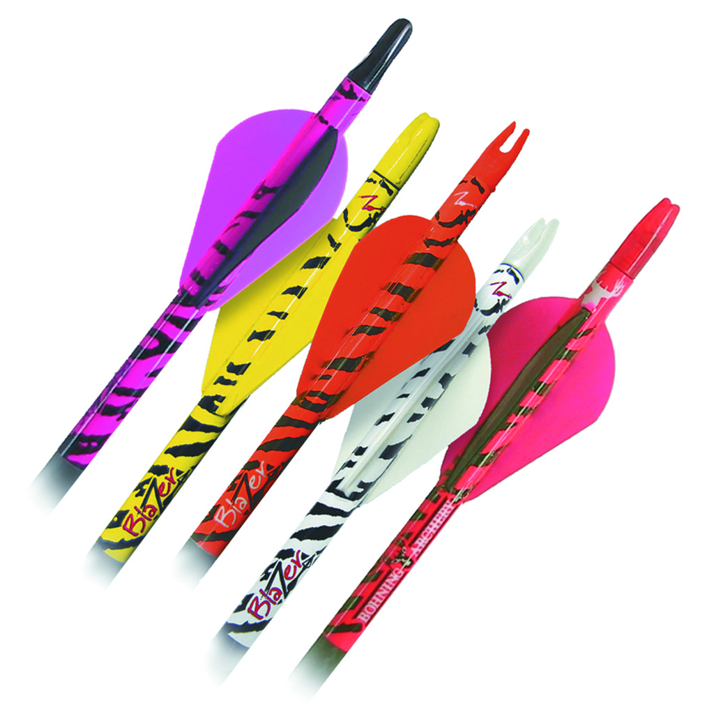 Bohning Blazer Arrow Wraps Orange Tiger 4 in. 13 pk.