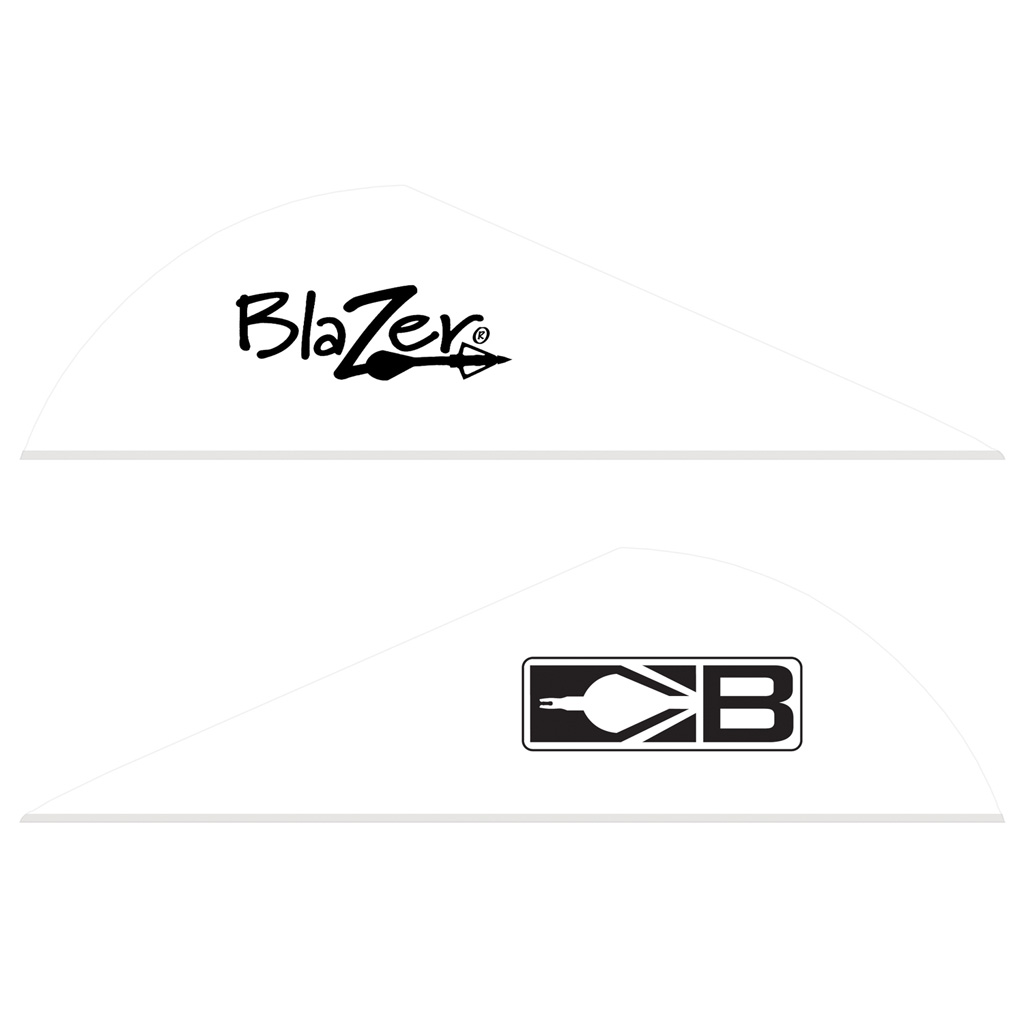 Bohning Blazer Vanes White 1000 pk.