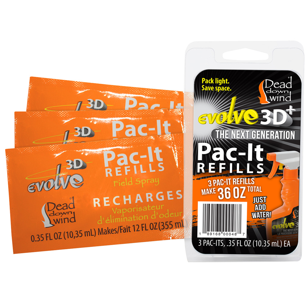 Dead Down Wind 3D+ Pac-It Field Spray Refills 3 pk.