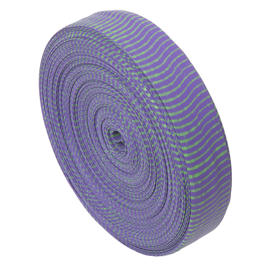 October Mountain VIBE String Silencers Purple/Green 85 ft.