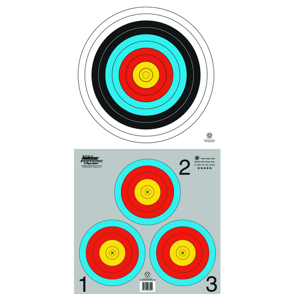 Maple Leaf Target Face Dual Vegas 100 pk.