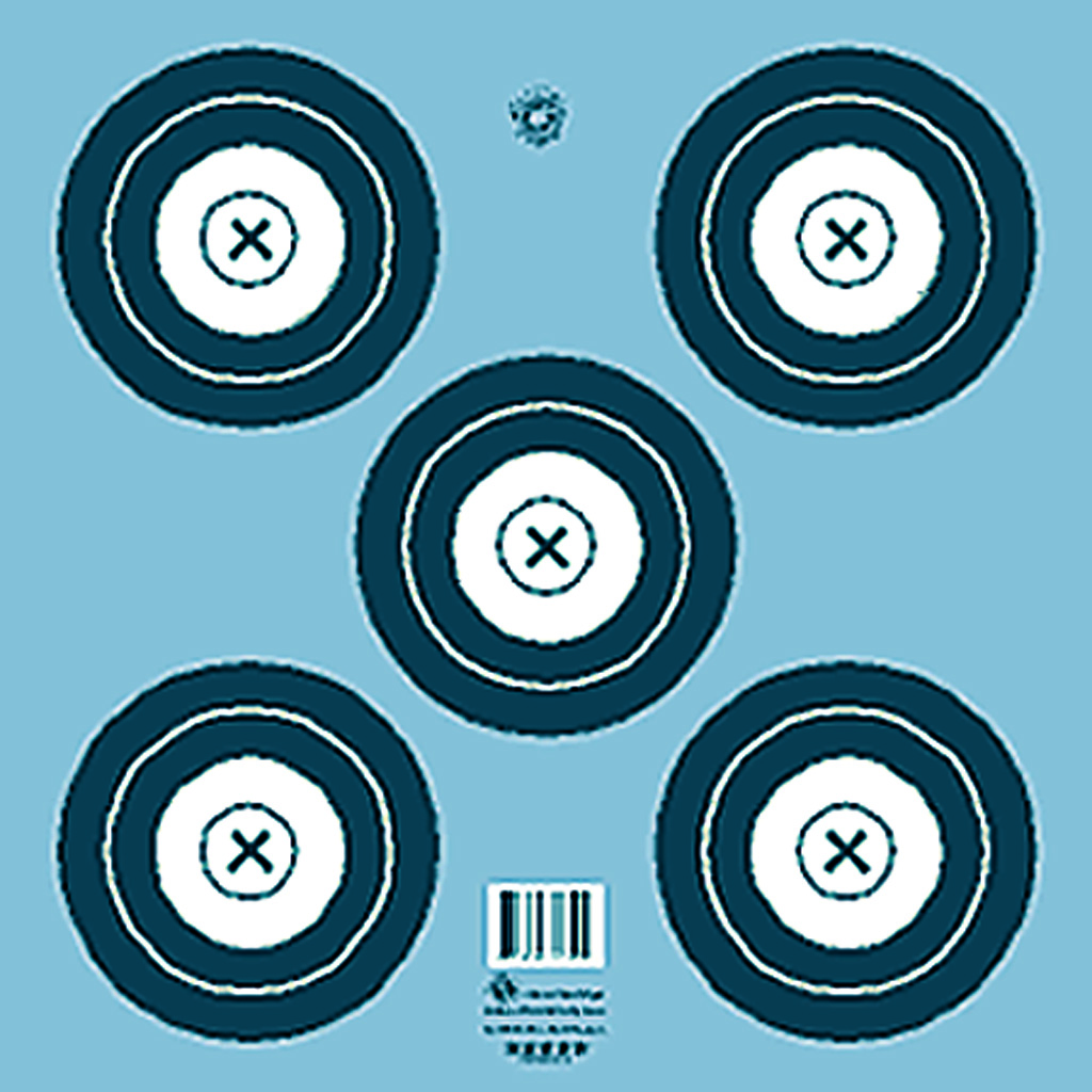 Maple Leaf Target Face NFAA Indoor 5-Spot 100 pk.