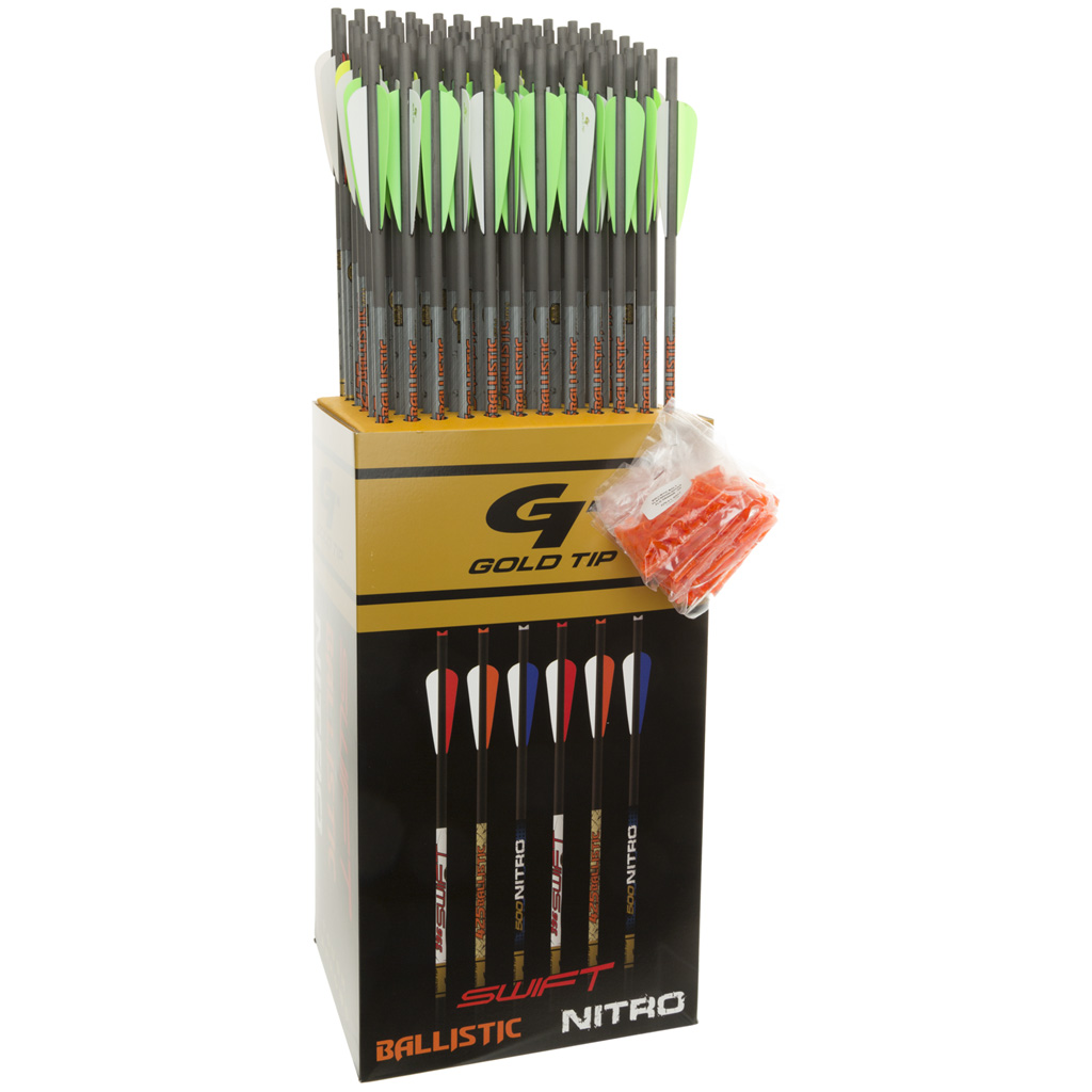 Gold Tip Ballistic Crossbow Bolts 20 in. 4 in. Vanes 72 pk.