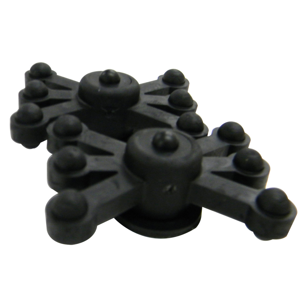 BowJax MonsterJax Limb Dampener Crossbow Solid Limb Black 2 pk