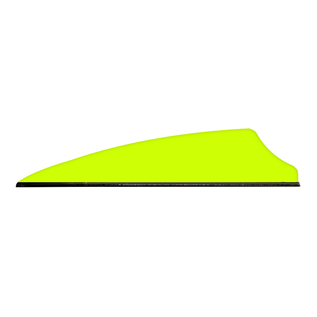 Q2i Fusion X-II Vanes Neon Yellow 2.1 in. 100 pk.
