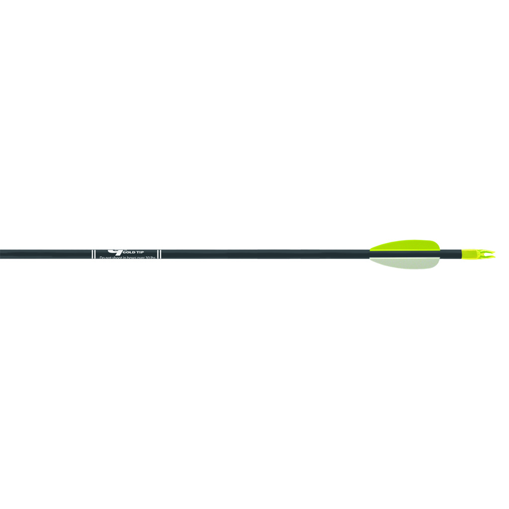 Gold Tip Fiberglass Arrows Black 2.5 in. Vanes 6 pk.