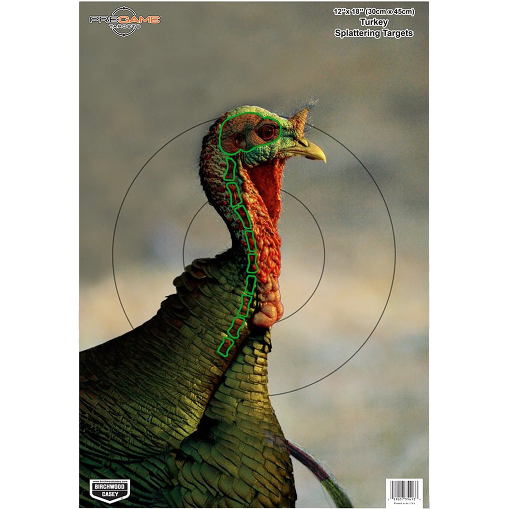 Birchwood Casey Pregame Turkey Target 12x18 in. 8 pk.
