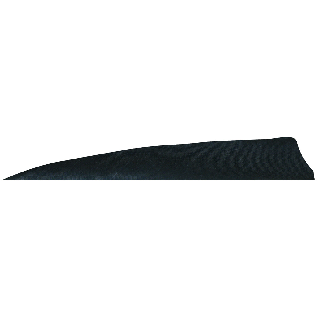 Gateway Shield Cut Feathers Black 4 in. RW 100 Pk.