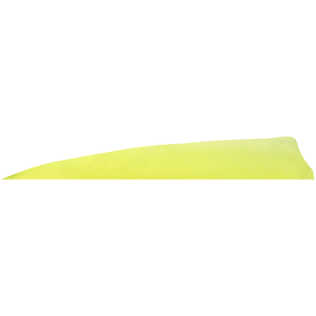 Gateway Shield Cut Feathers Flo Yellow 4 in. RW 100 Pk.