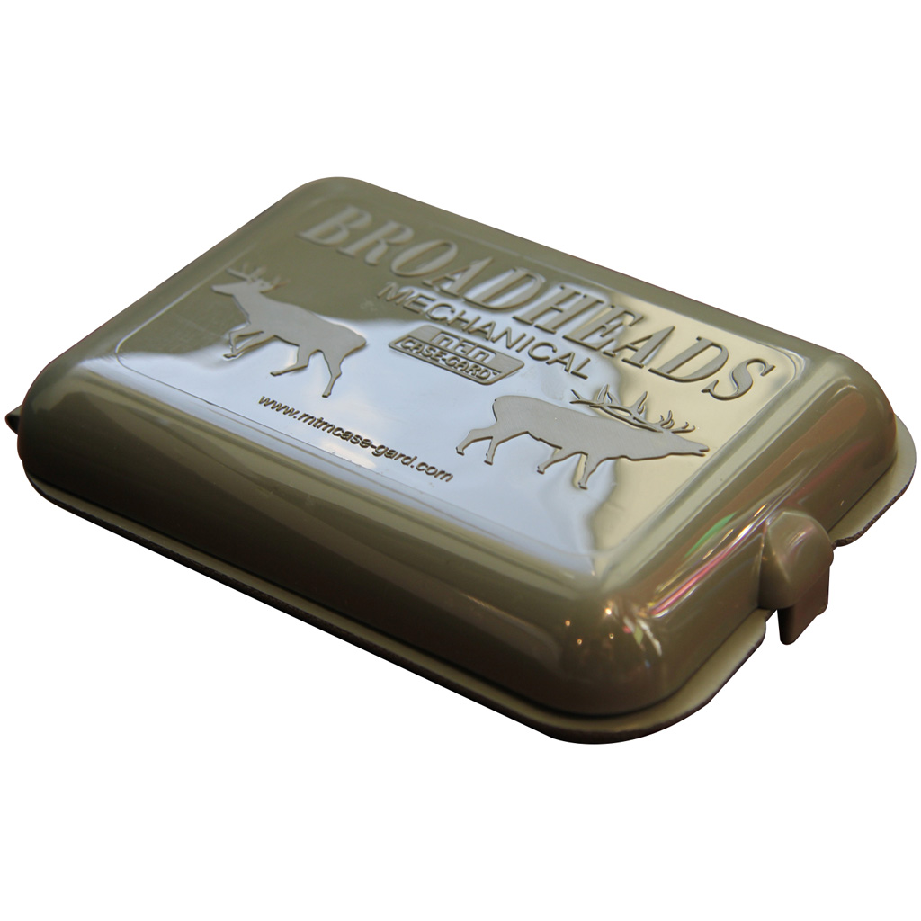 MTM Mechanical Broadhead Case Army Green