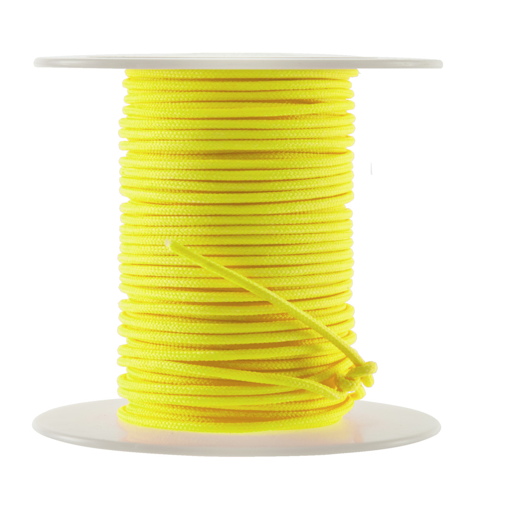 October Mountain Endure-XD Release Loop Rope Flo Yellow 100 ft.