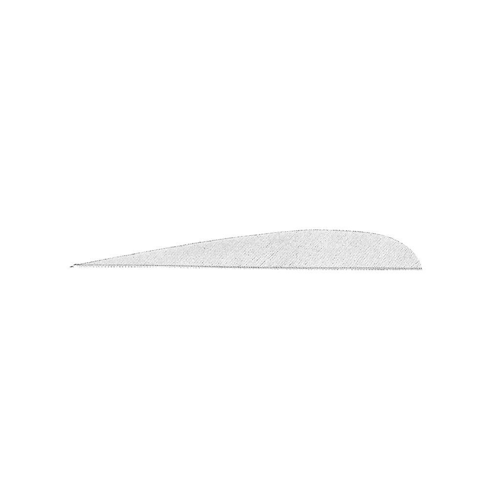 Gateway Parabolic Feathers White 4 in. LW 100 pk.