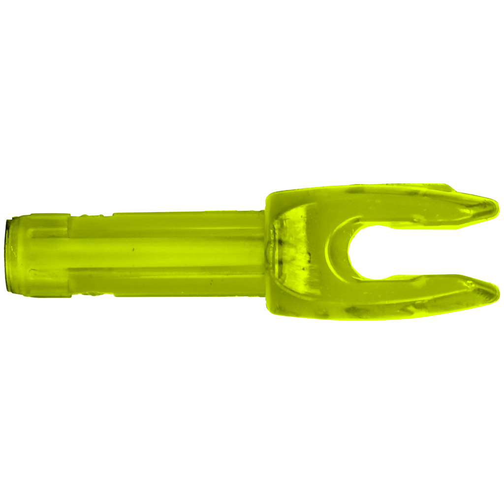Easton 4mm MicroLite Nocks Lemon Lime 12 pk.